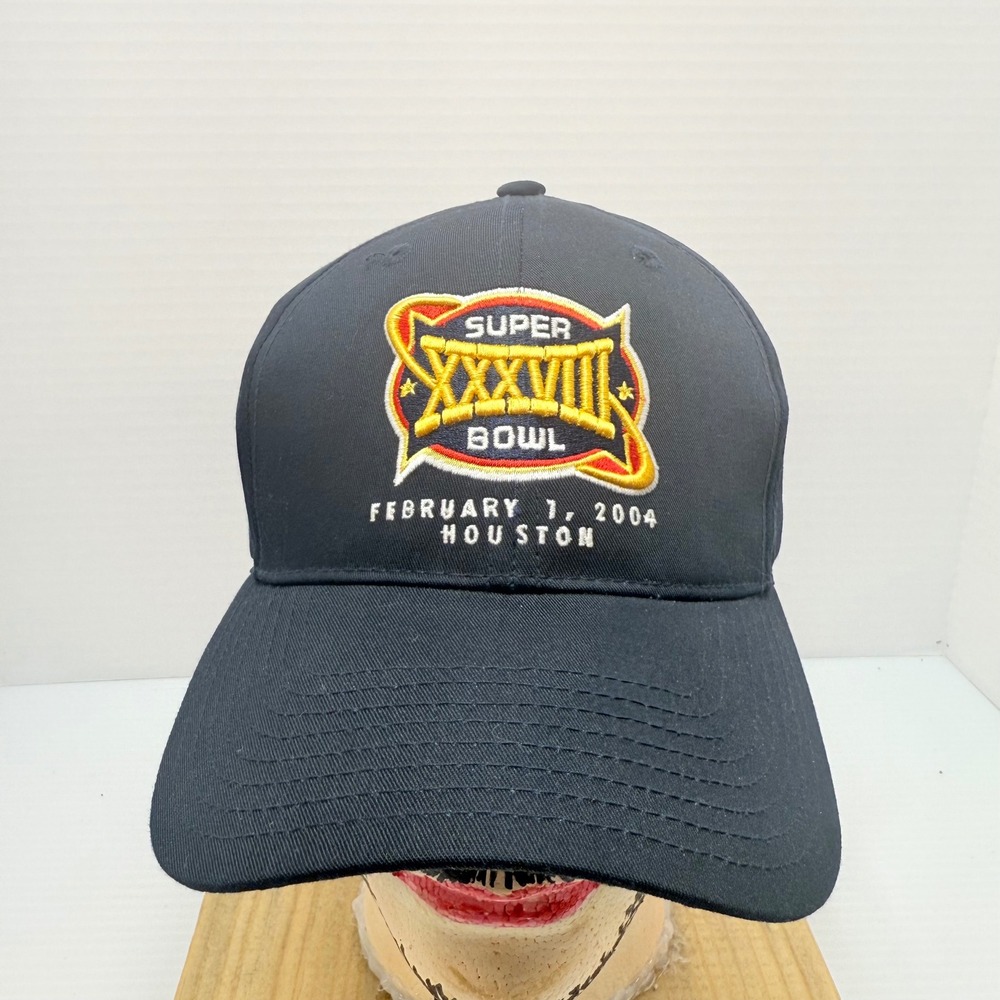 Reebok Super Bowl XXXVIII Hat February 1,‎ 2004 Houston NFL Cap NWT Vintage